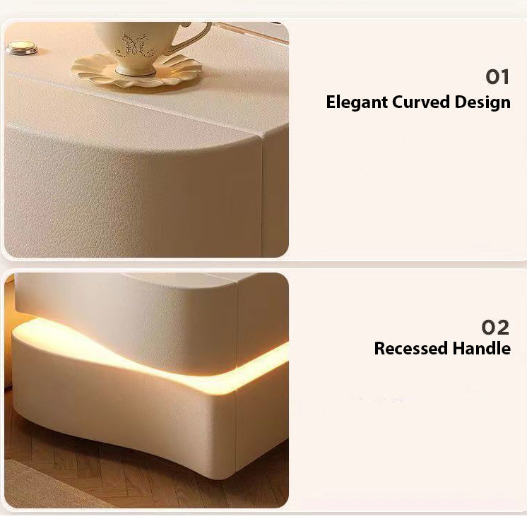 Szafka Nocna 2-Line Z Oświetleniem LED