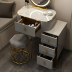 Toaletka Premium z lustrem LED – elegancja, która porządkuje codzienność