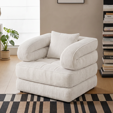 Mova — Bezramowy fotel modułowy 90 cm