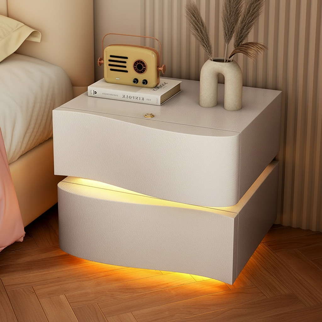 Szafka Nocna 2-Line Z Oświetleniem LED