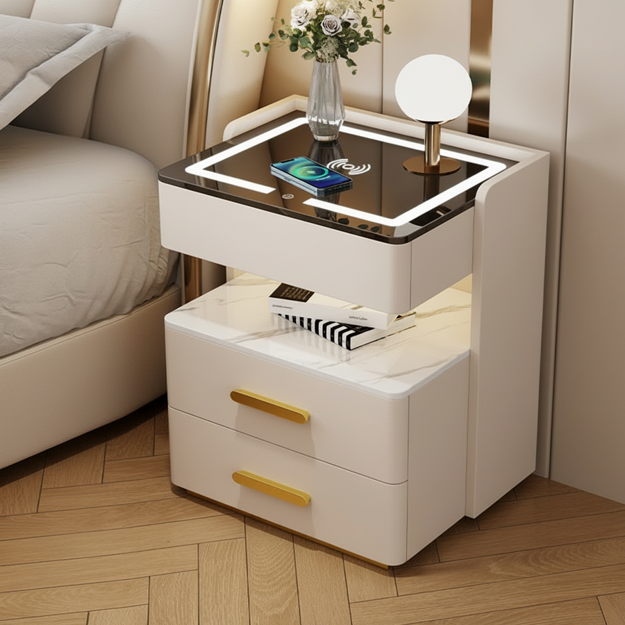 Szafka Nocna Velora — Biały / SMART Velora / 50 cm