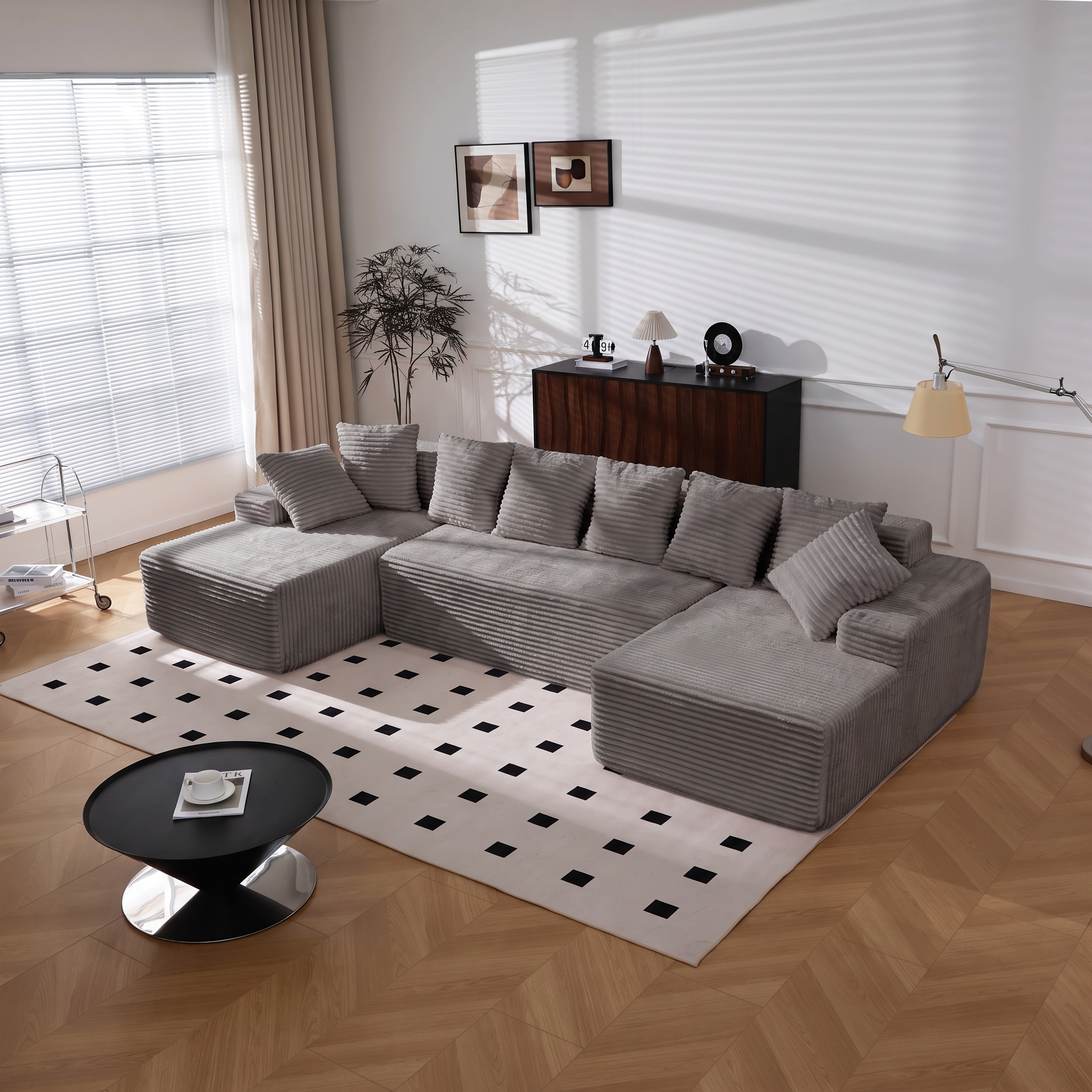 Vasto — Bezramowa sofa modułowa XL 350 cm