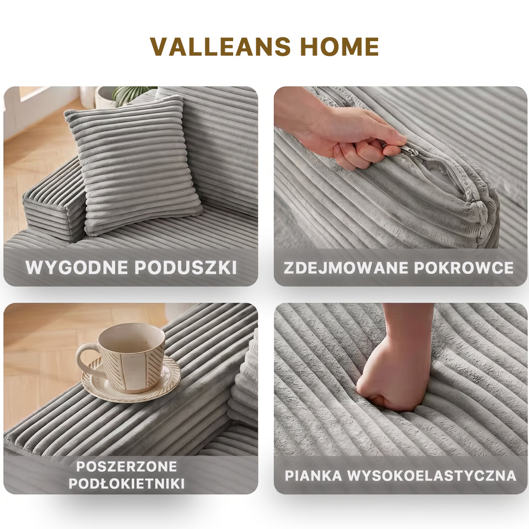 Mova — Bezramowy fotel modułowy 90 cm