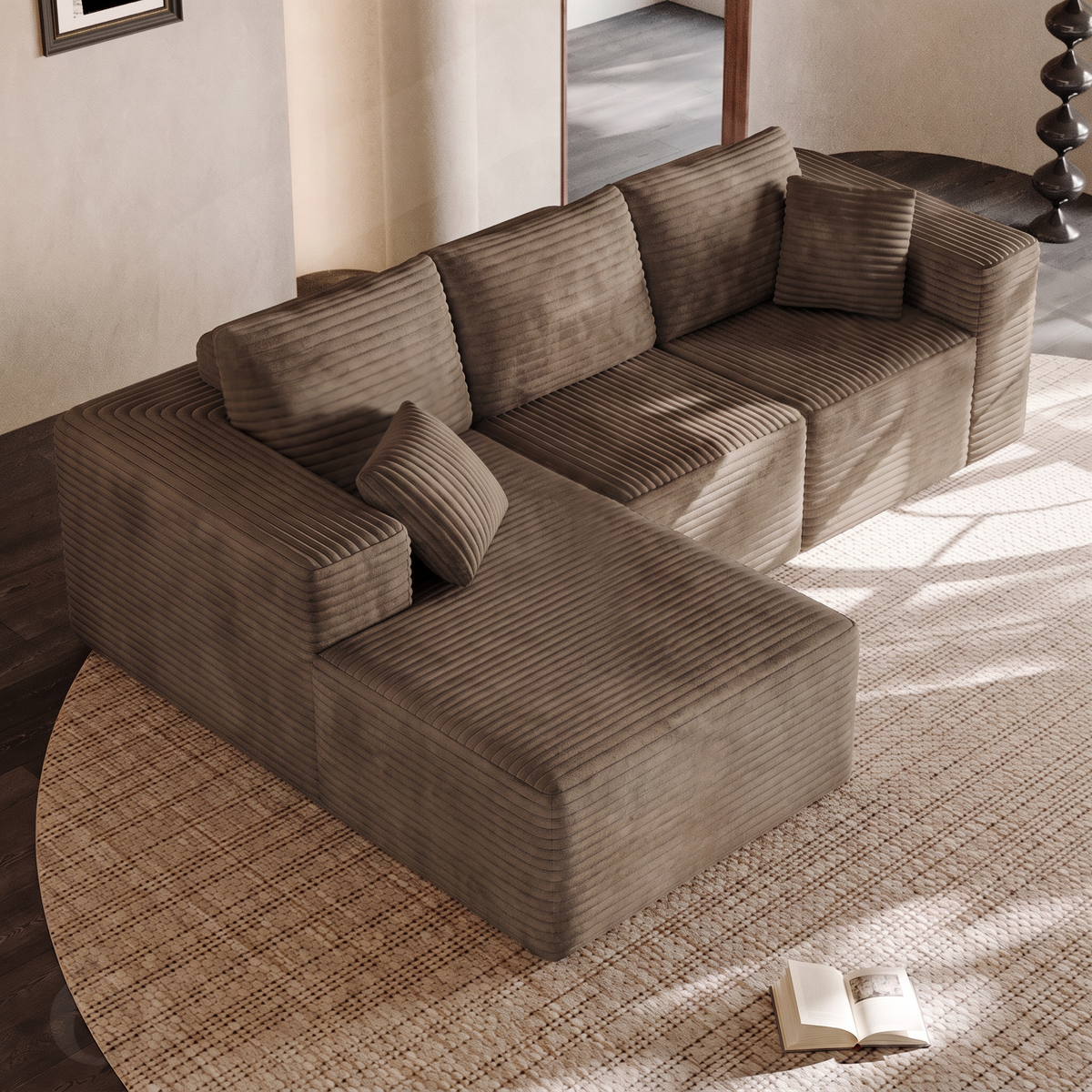 Rivo — Bezramowa sofa modułowa 270 cm