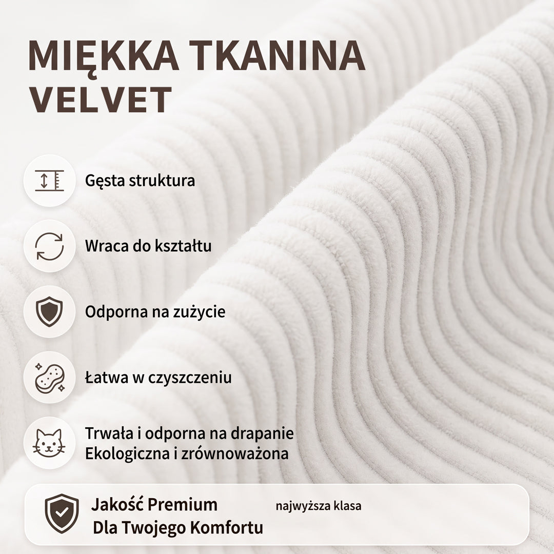 Mova — Bezramowy fotel modułowy 90 cm