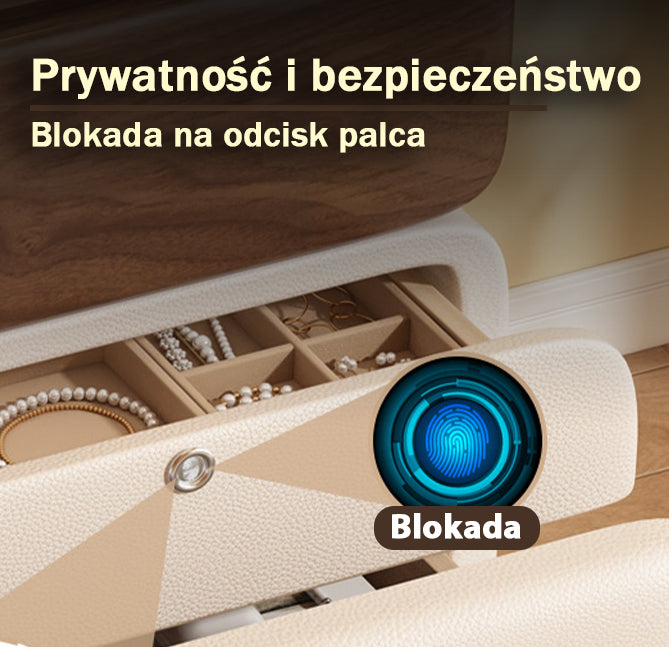 CubeWood Nachttisch – eine skulpturale Form, inspiriert von einem Holzblock.