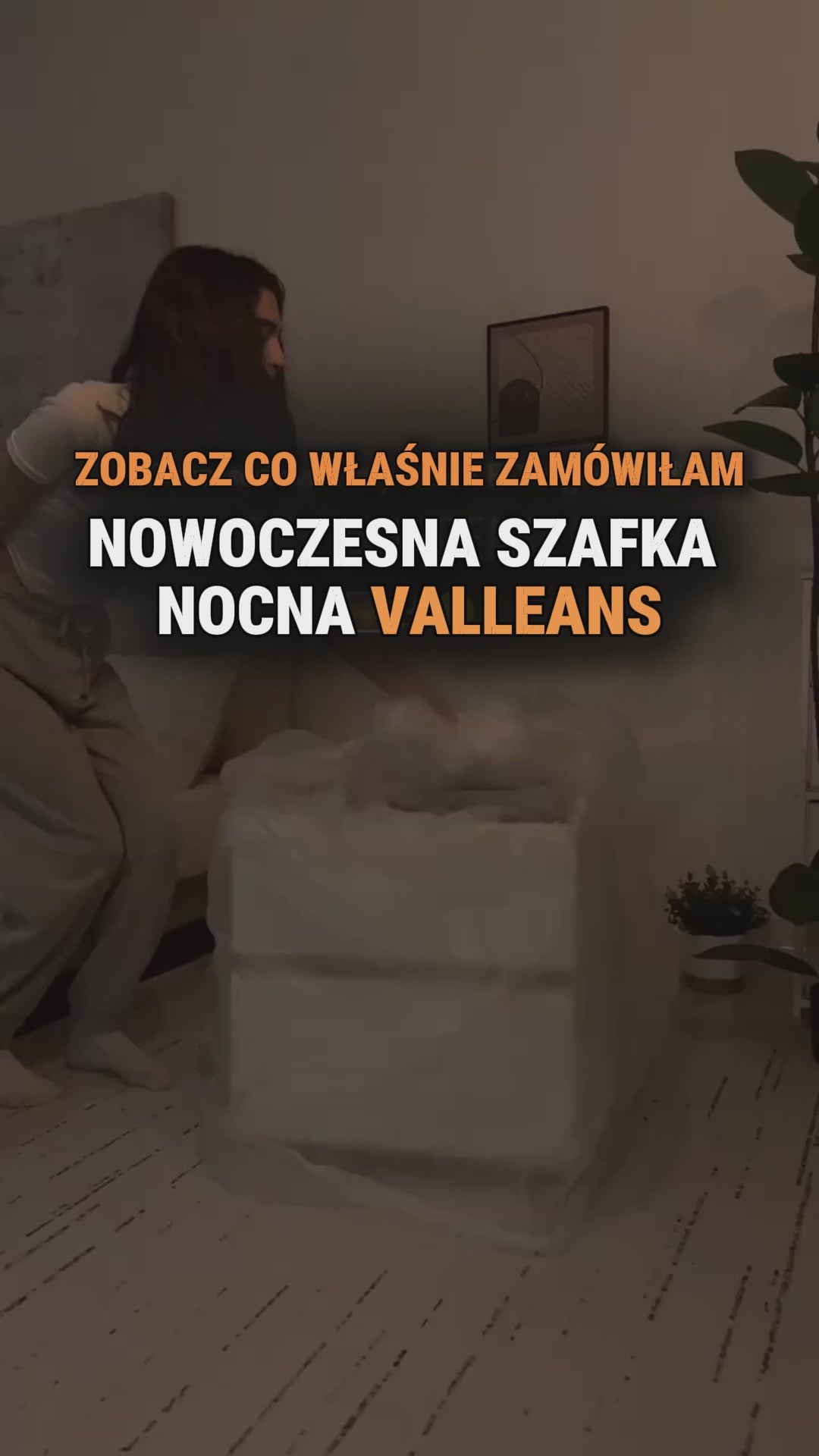 Szafka Nocna Lumo Z Ładowaniem Bezprzewodowym, Głośnikiem Bluetooth, Podświetleniem LED I Blokadą PIN